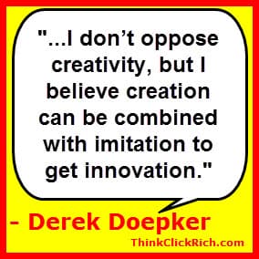 Derek Doepker Creativity & Innovation Quote